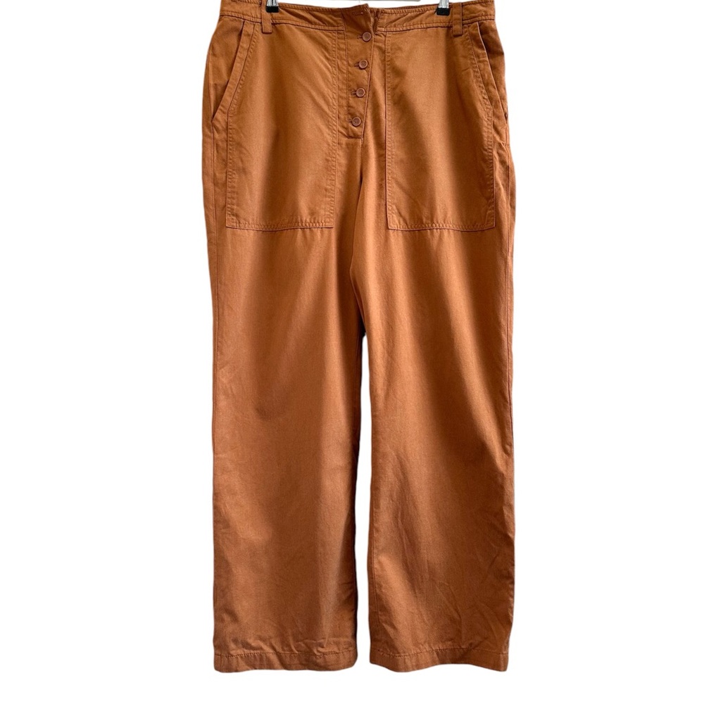 Treasure & Bond Pants Women’s Size 18 Cotton Blend Twill Utility Wide Leg NWOT